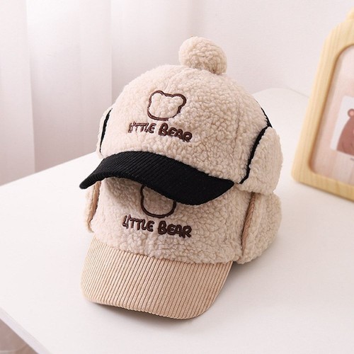 Warme baby baseballmütze - baby,